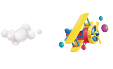 ilustração nuvem e avião ilustração nuvem e avião